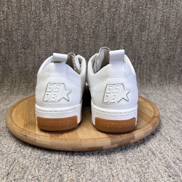 Golden Goose Yeah EU Size 38 Women's 8 Low Top Sneakers White Leather Gum Shoes - Picture 5 of 16